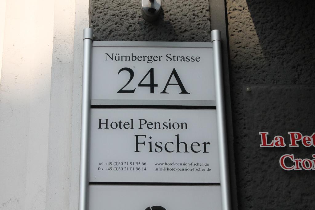 Hotel Pension Fischer Am Kudamm Берлин Экстерьер фото
